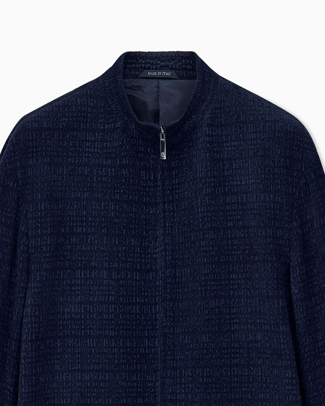 Giorgio Armani Blue Sport Jacket Froissè Stretch Velvet for men