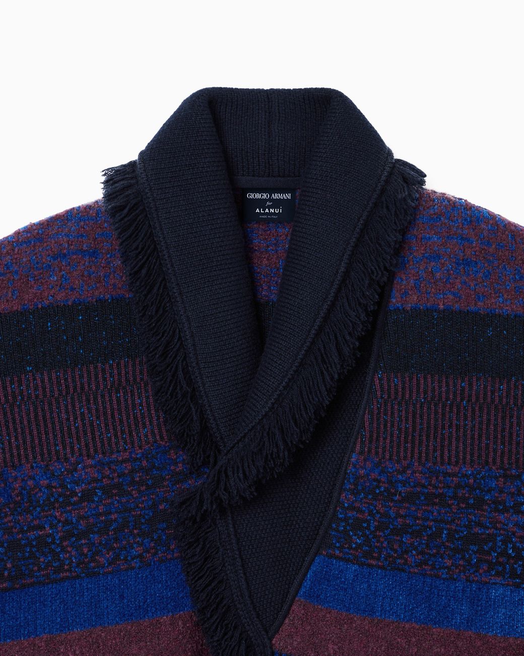 Giorgio Armani Blue For Alanui Cashmere Blend Cardigan for men