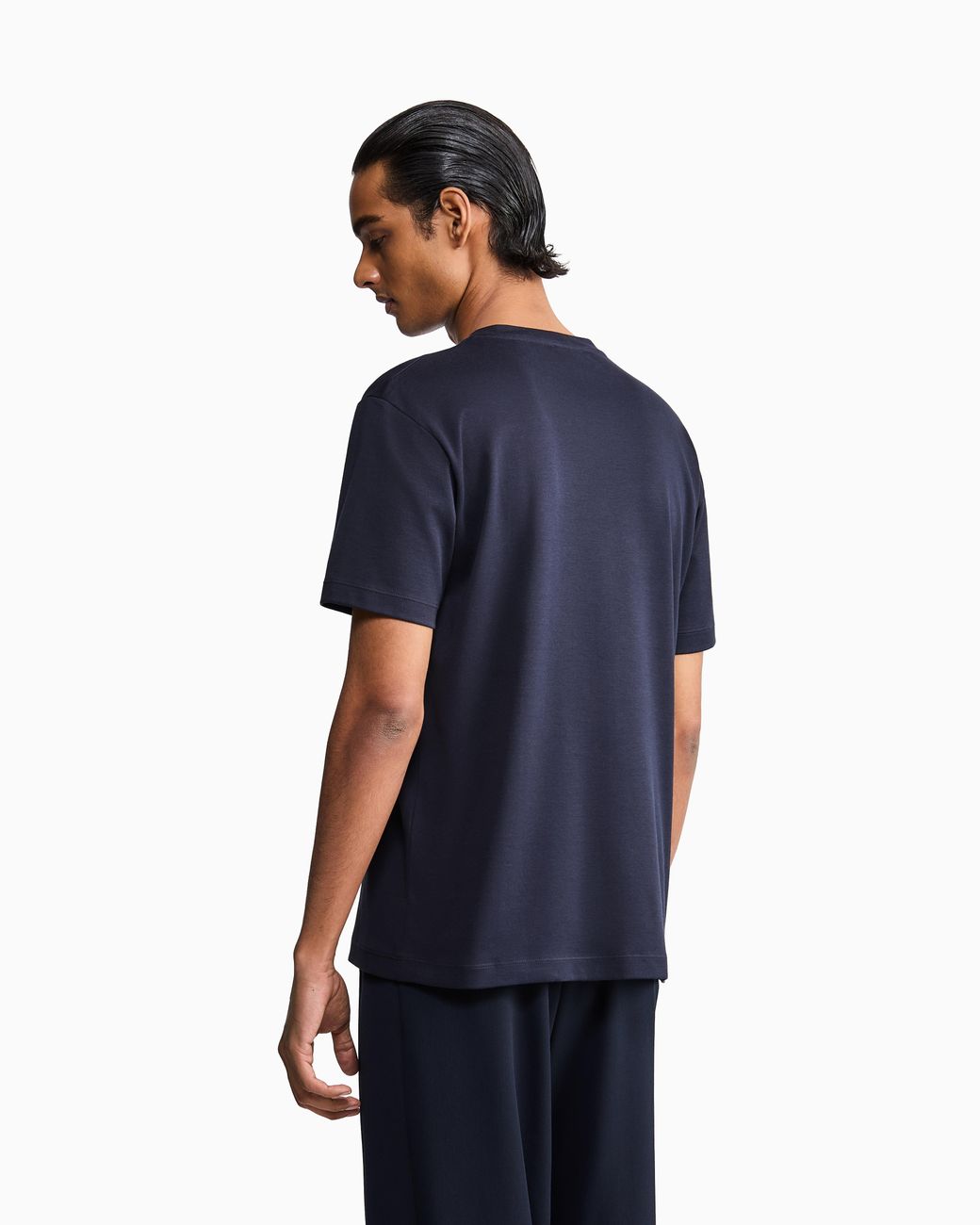 Giorgio Armani Blue Regular Fit T-Shirt for men