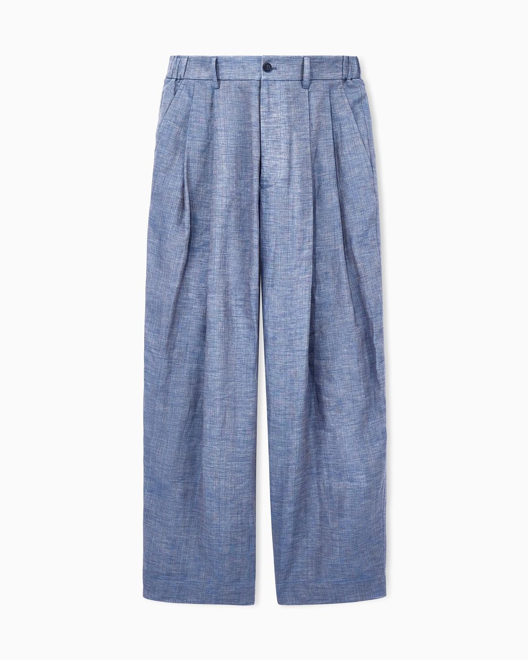 Giorgio Armani Blue Trouser Oversized Fit for men