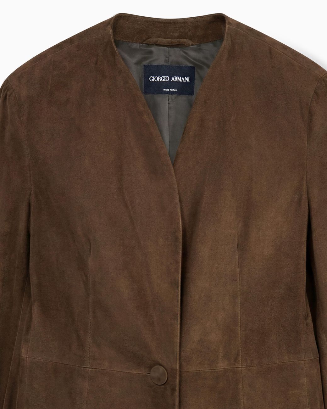 Giorgio Armani Brown Armani/Archivio Ss1990 Single-Breasted Jacket