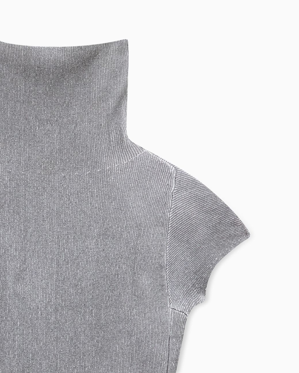 Giorgio Armani Blue Sweater Slim Fit Cup Sleeve Turtleneck English Ribbed Viscose