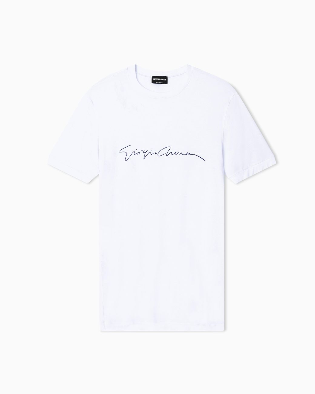 Giorgio Armani White Stretch T-Shirt for men