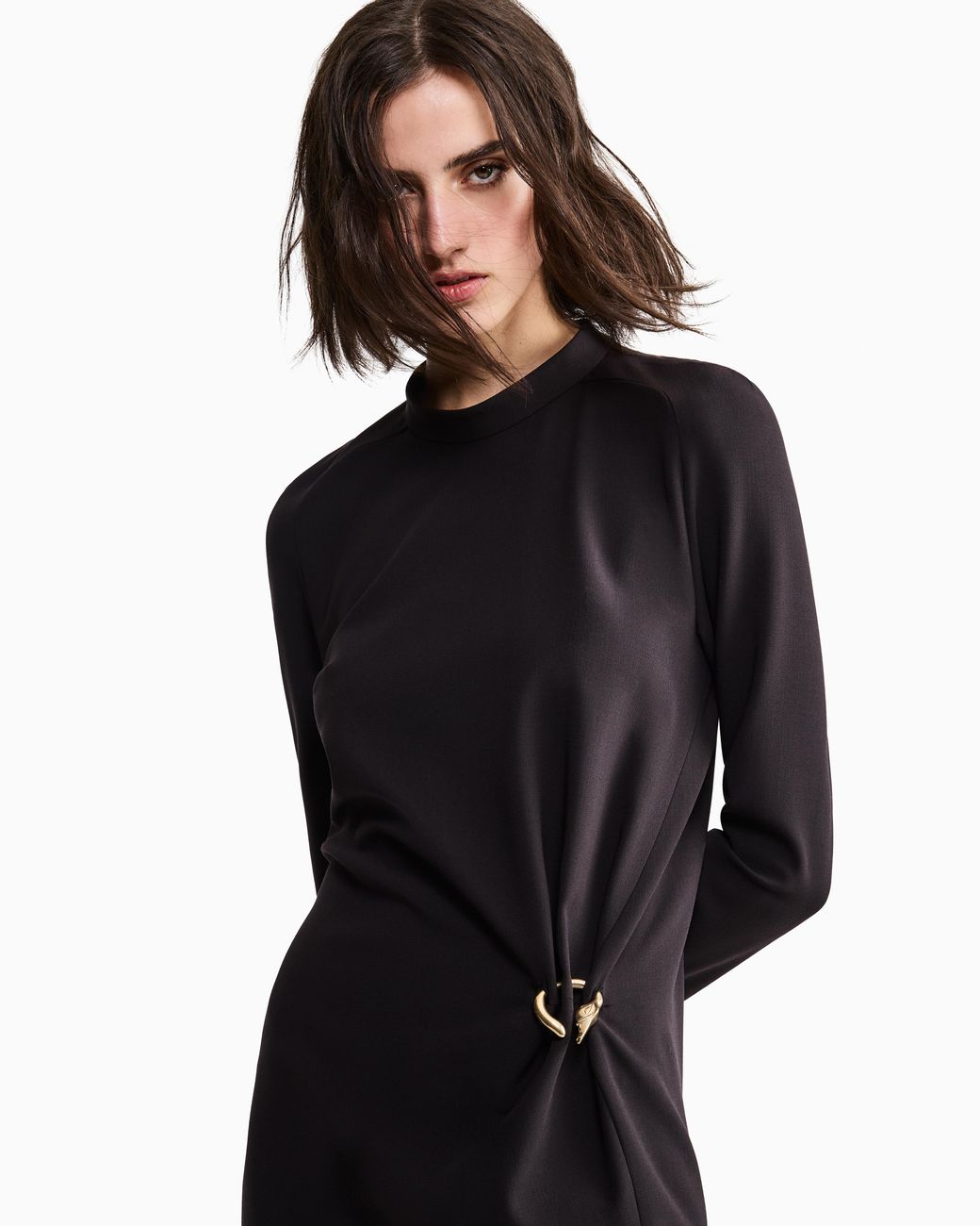 Giorgio Armani Black Midi Dresses