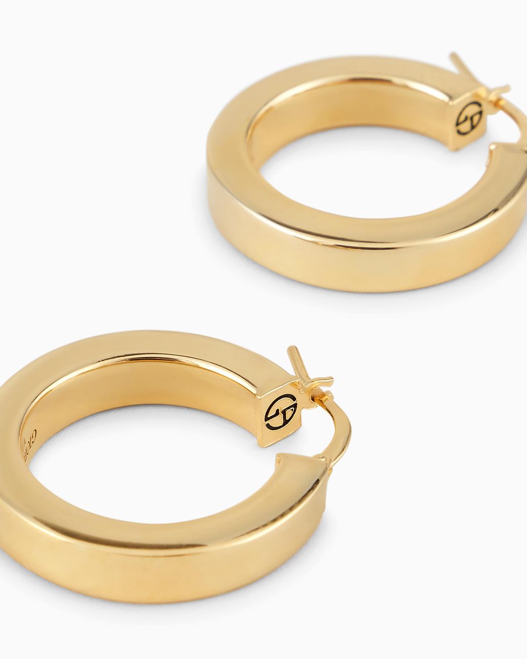 Giorgio Armani White Sterling Earrings