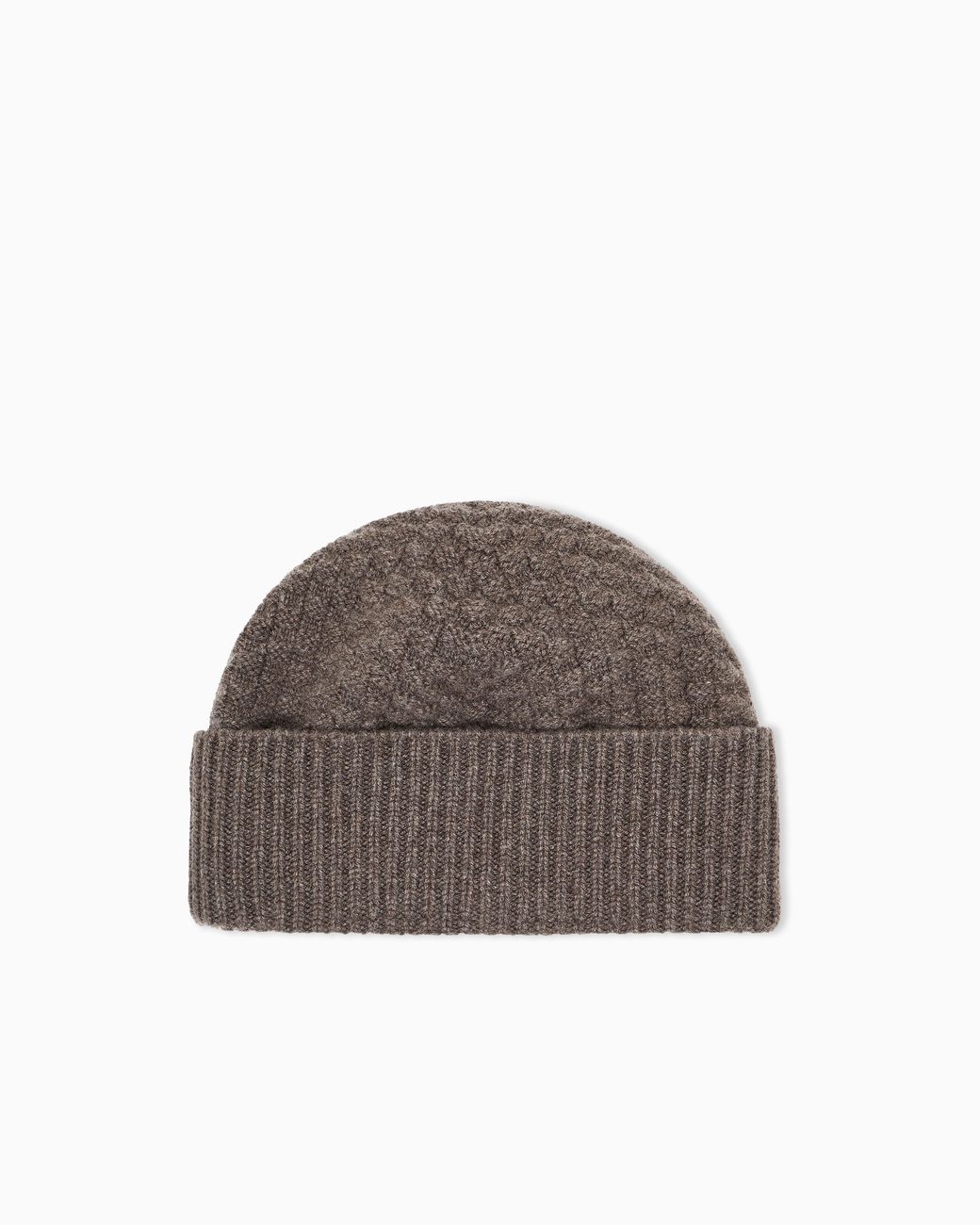 Giorgio Armani Brown Beanie Hat for men