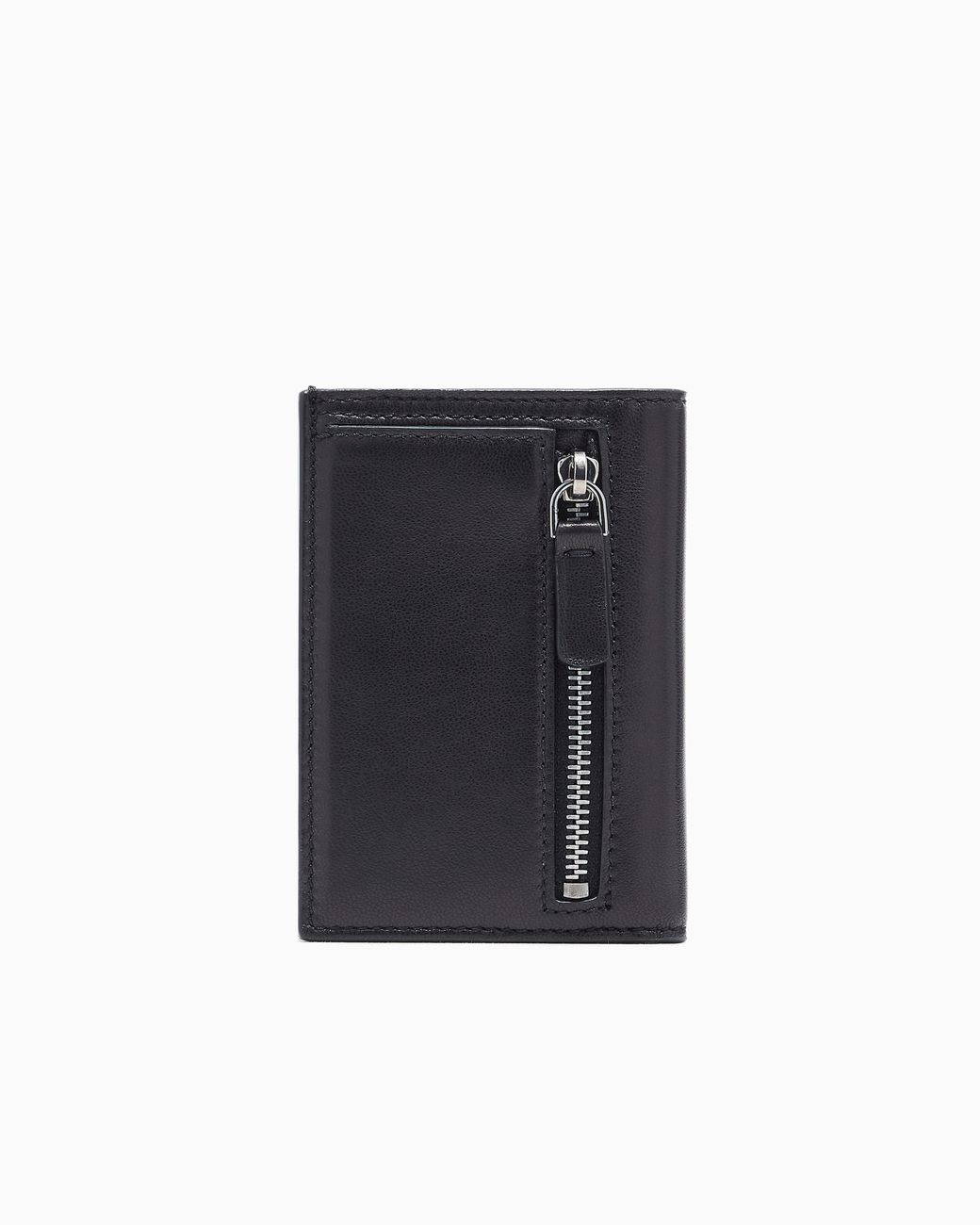 Giorgio Armani Black Nappa-Leather Bifold Wallet for men