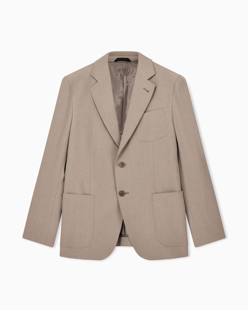 Giorgio Armani Gray Upton Line Single-Breasted Jacket for men
