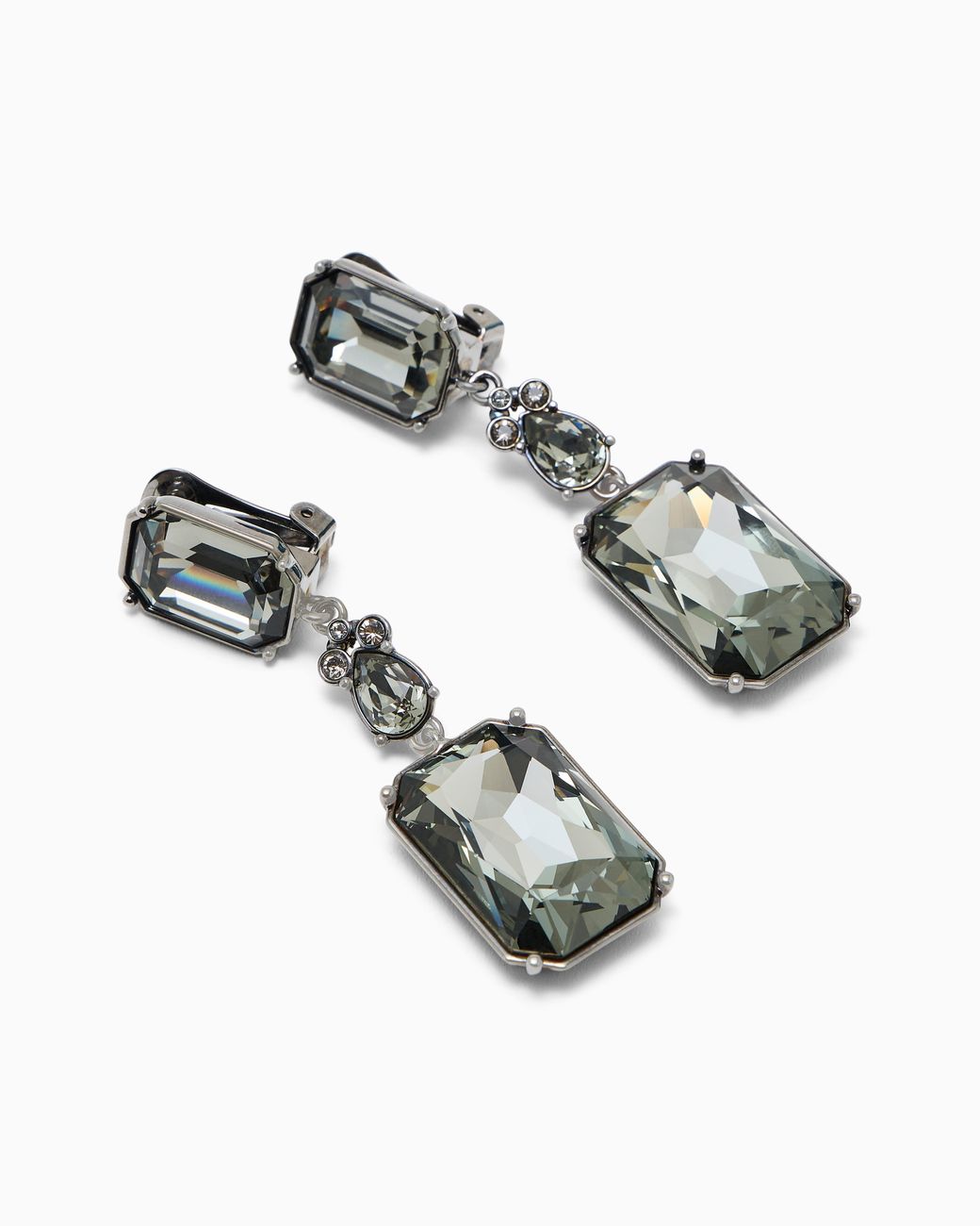 Giorgio Armani White Earrings