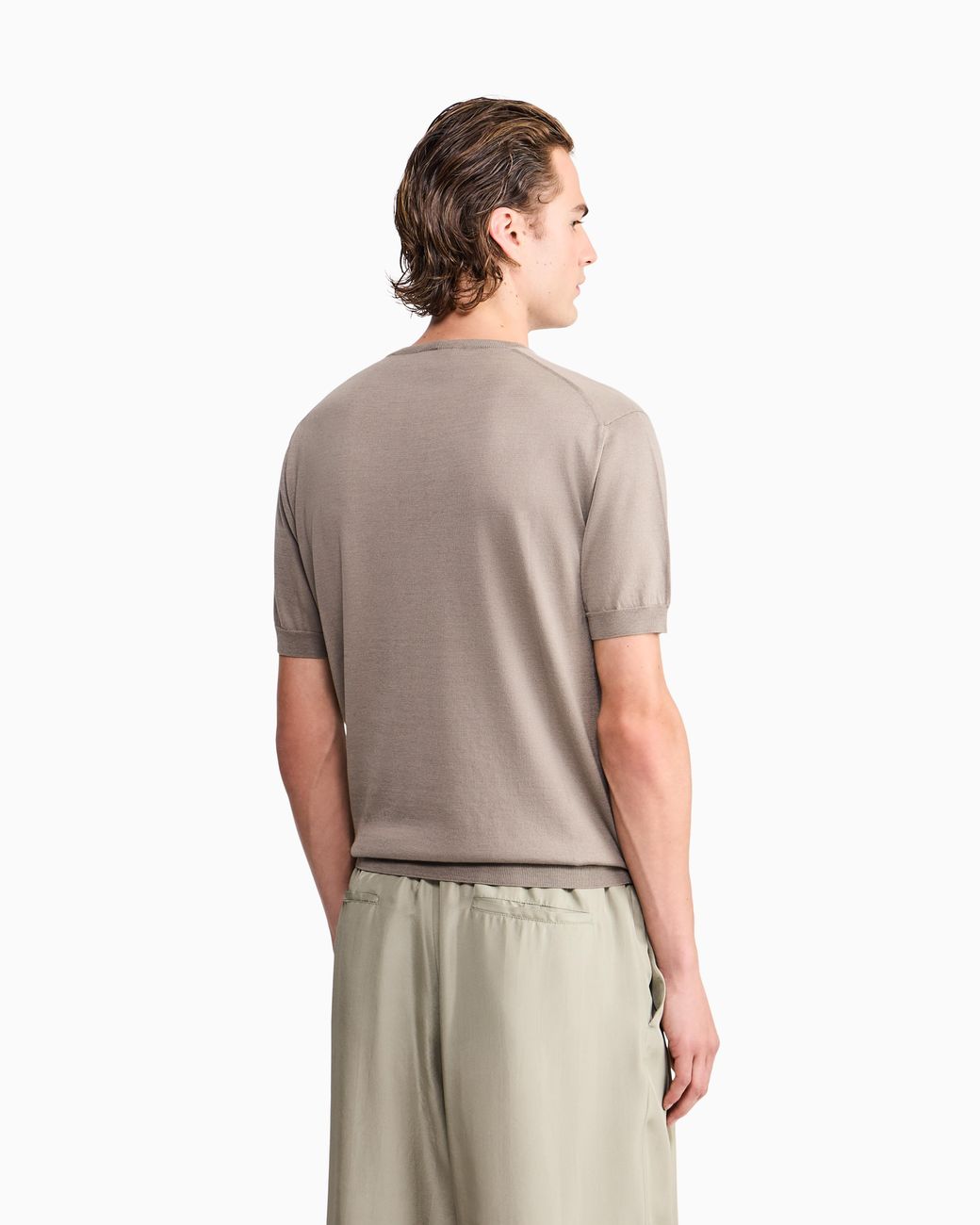 Giorgio Armani White Sweater Slim Fit for men