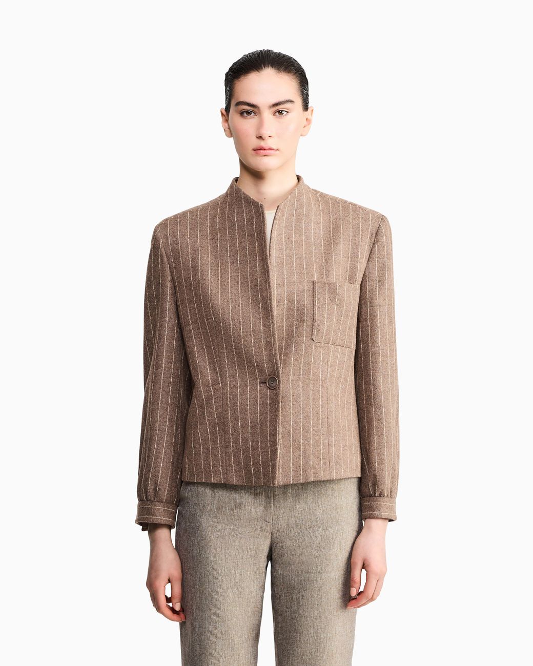 Giorgio Armani Natural Armani/Archivio Ss1979 Single-Breasted Jacket