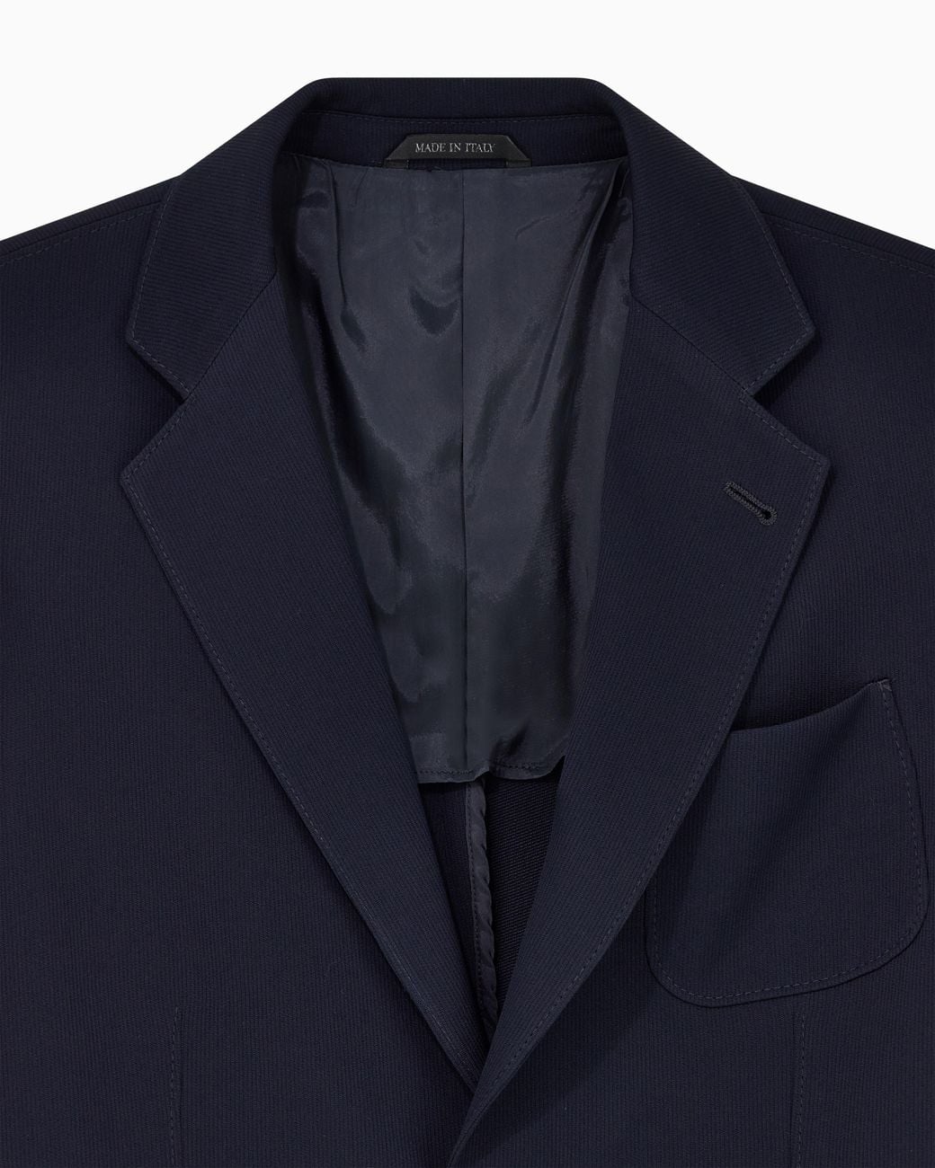 Giorgio Armani Blue Upton Line Single-Breasted Jacket for men
