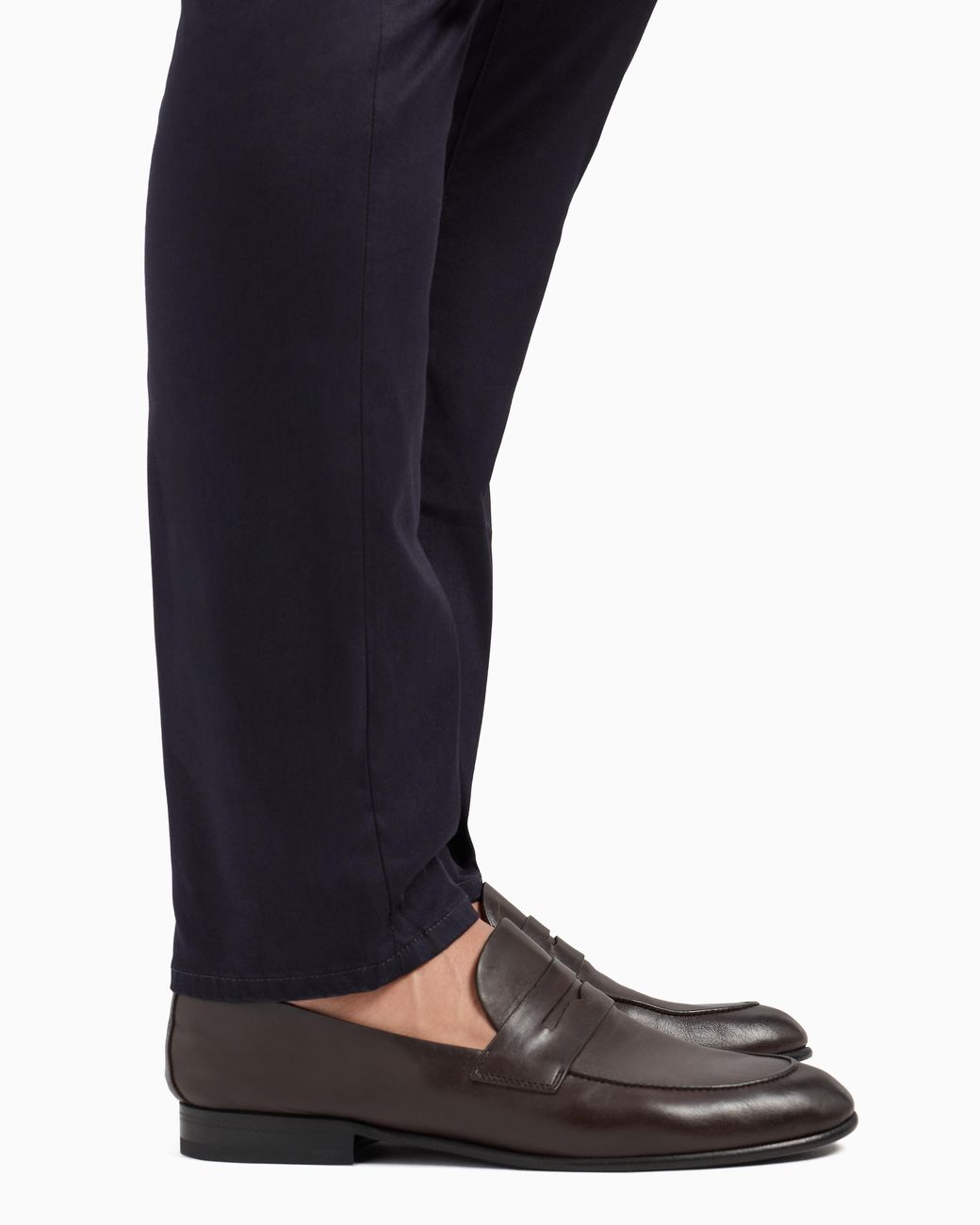 Giorgio Armani Blue Stretch-Cotton, Five-Pocket Trousers for men