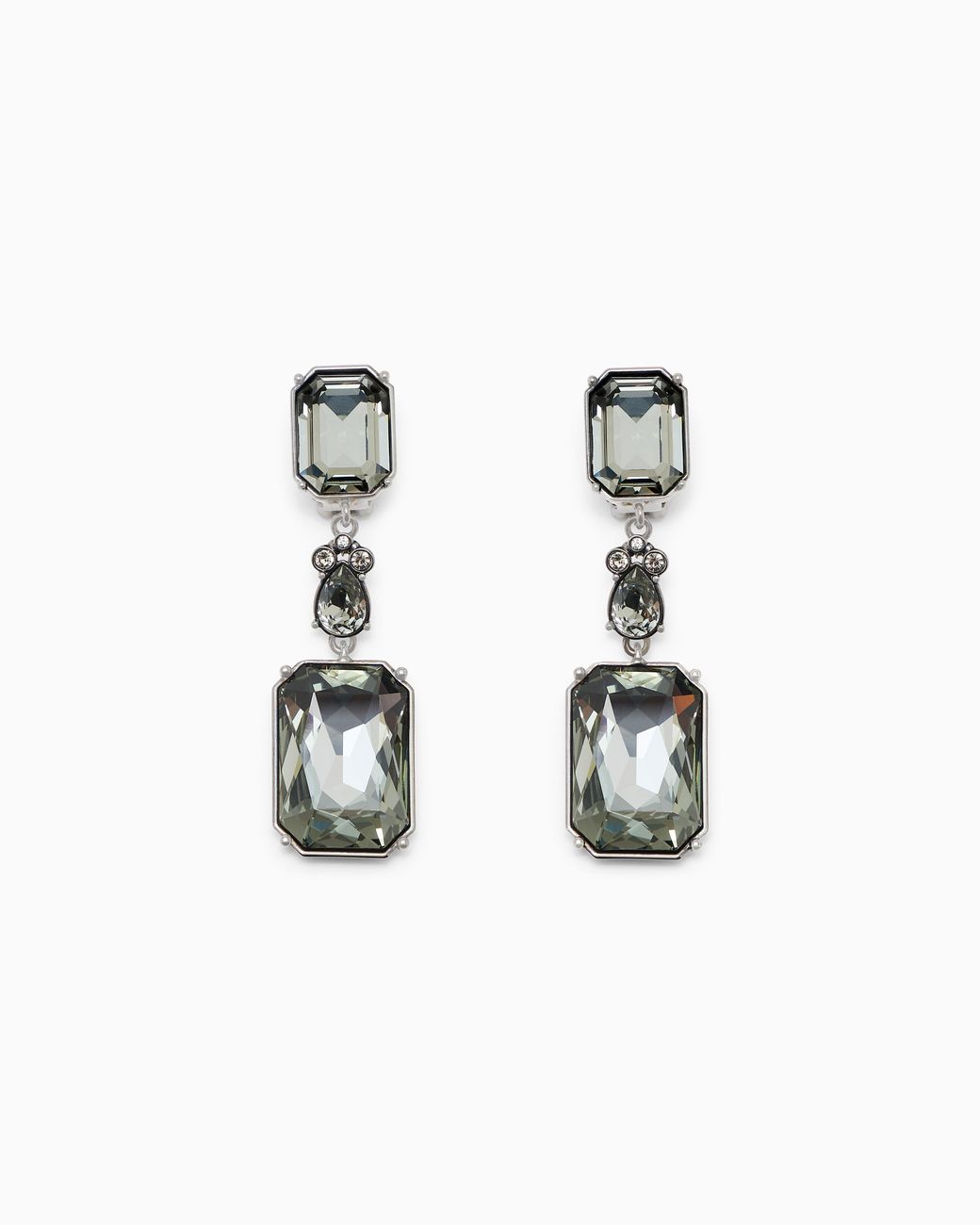Giorgio Armani White Earrings