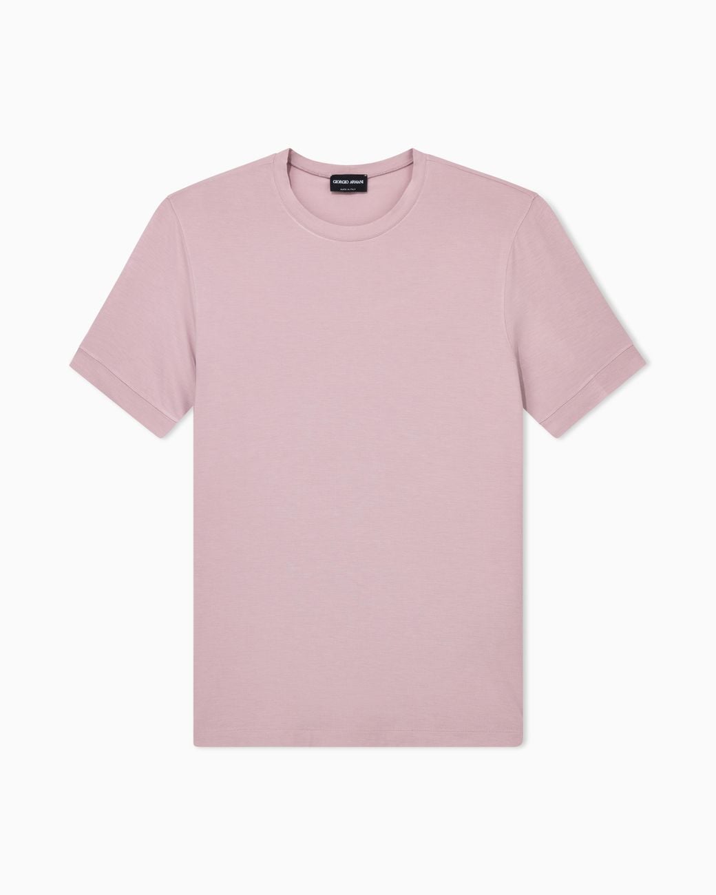 Giorgio Armani Pink Crew-Neck T-Shirt for men