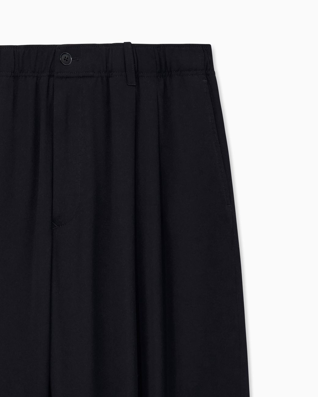 Giorgio Armani Blue Trouser Oversized With Vintage Viscose And Virgin Wool for men