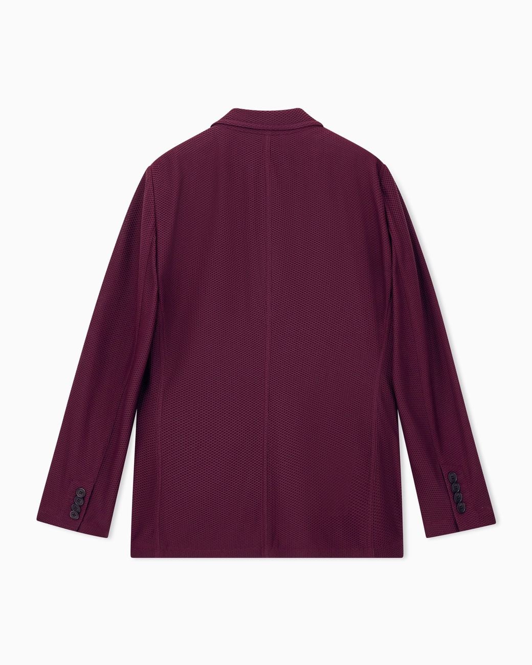 Giorgio Armani Purple Single-Breasted Jacket