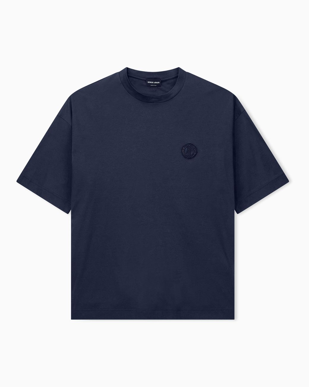 Giorgio Armani Blue Oversized Fit T-Shirt for men
