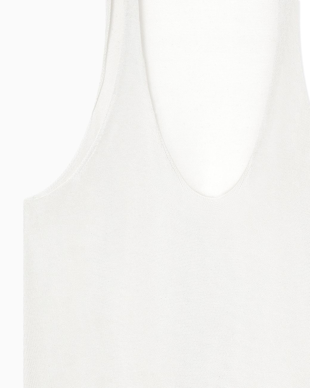 Giorgio Armani White Viscose Lurex Top