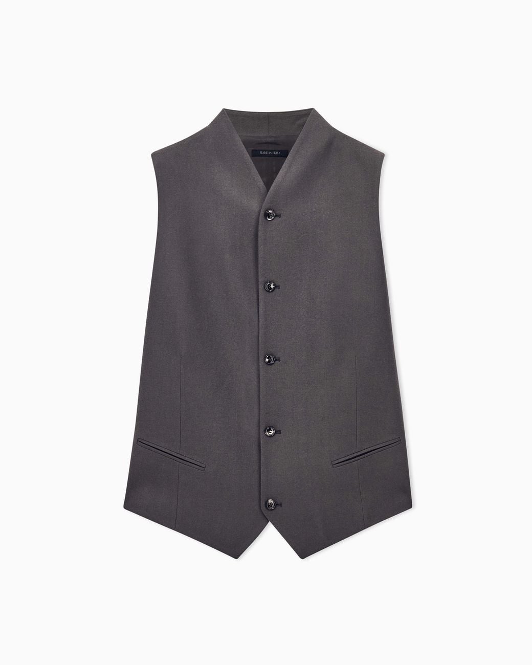 Giorgio Armani Gray Waistcoat Regular Fit for men