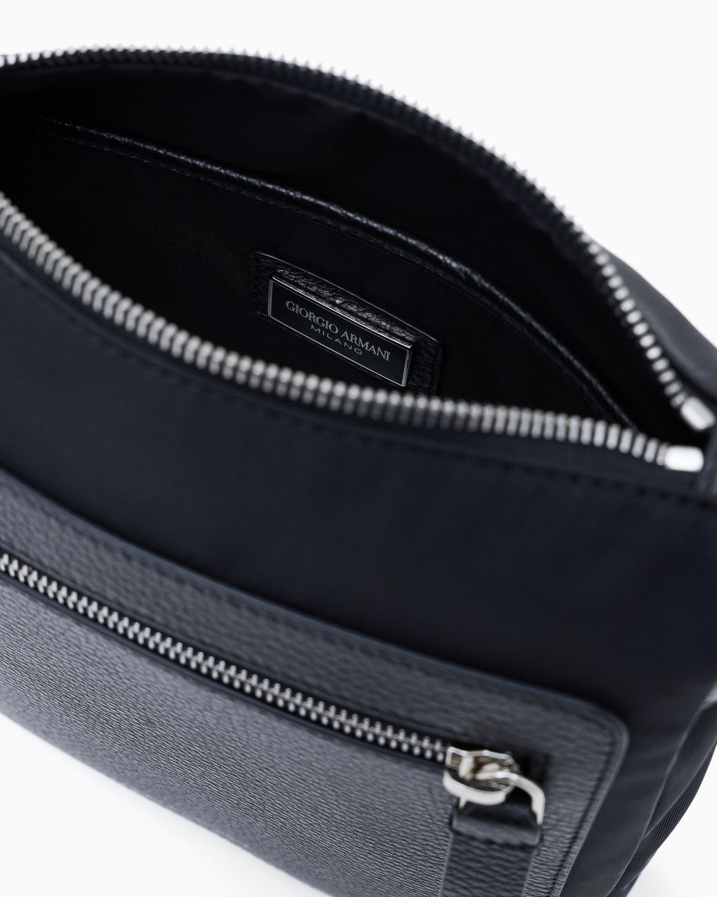 Giorgio Armani Black Crossbody Bag for men
