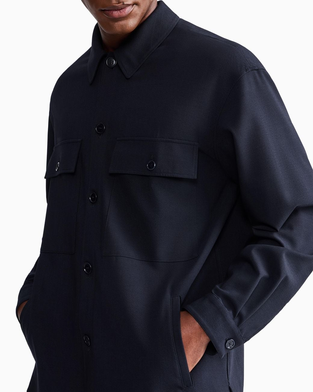 Giorgio Armani Blue Fashion Shirts for men