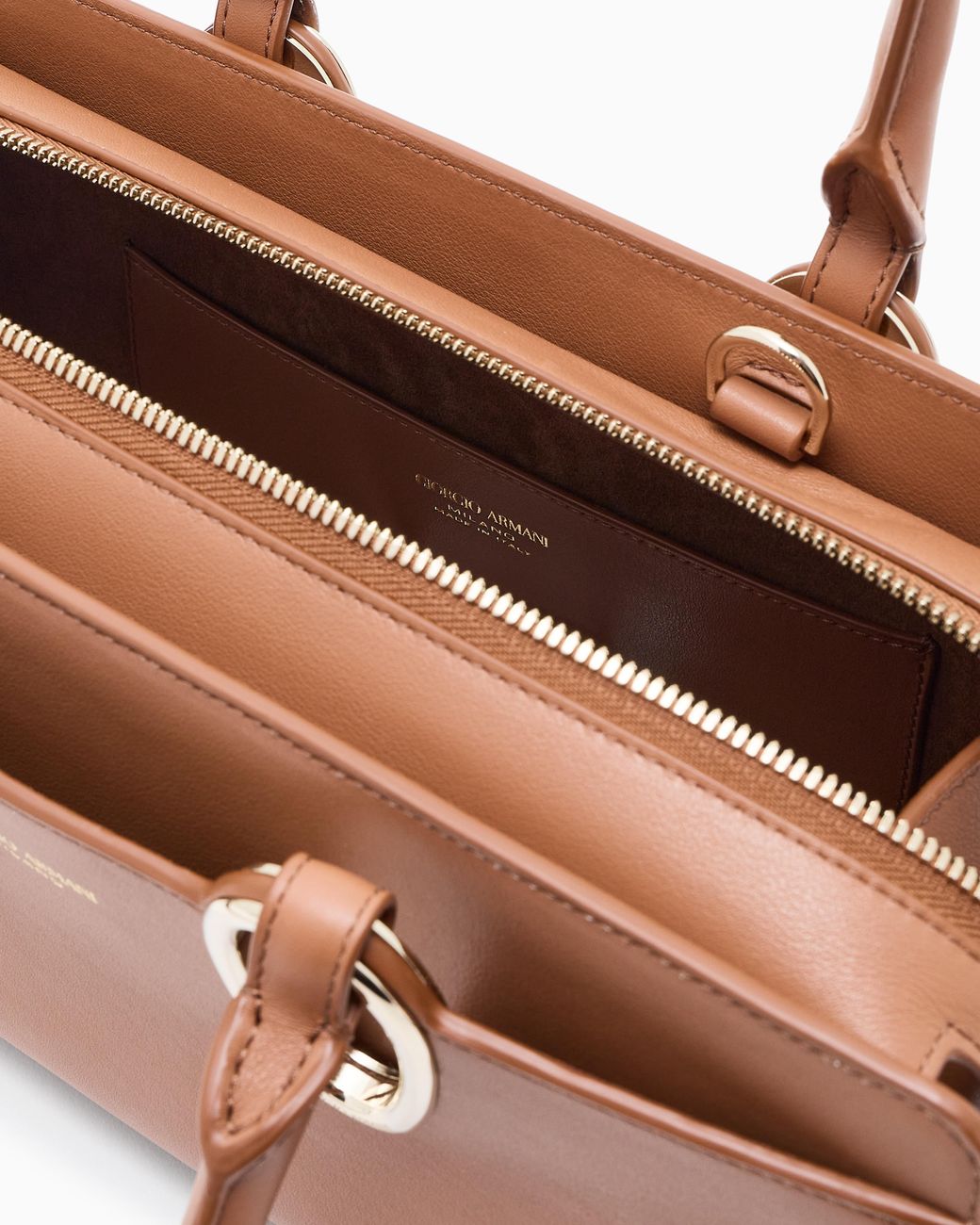 Giorgio Armani Pink Leather Bauletto Bag