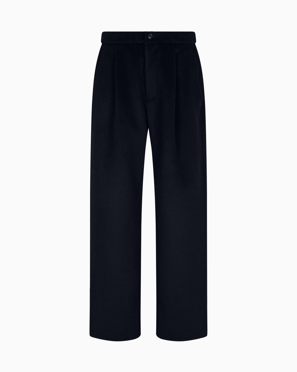 Giorgio Armani Blue One-Pleat Trousers for men