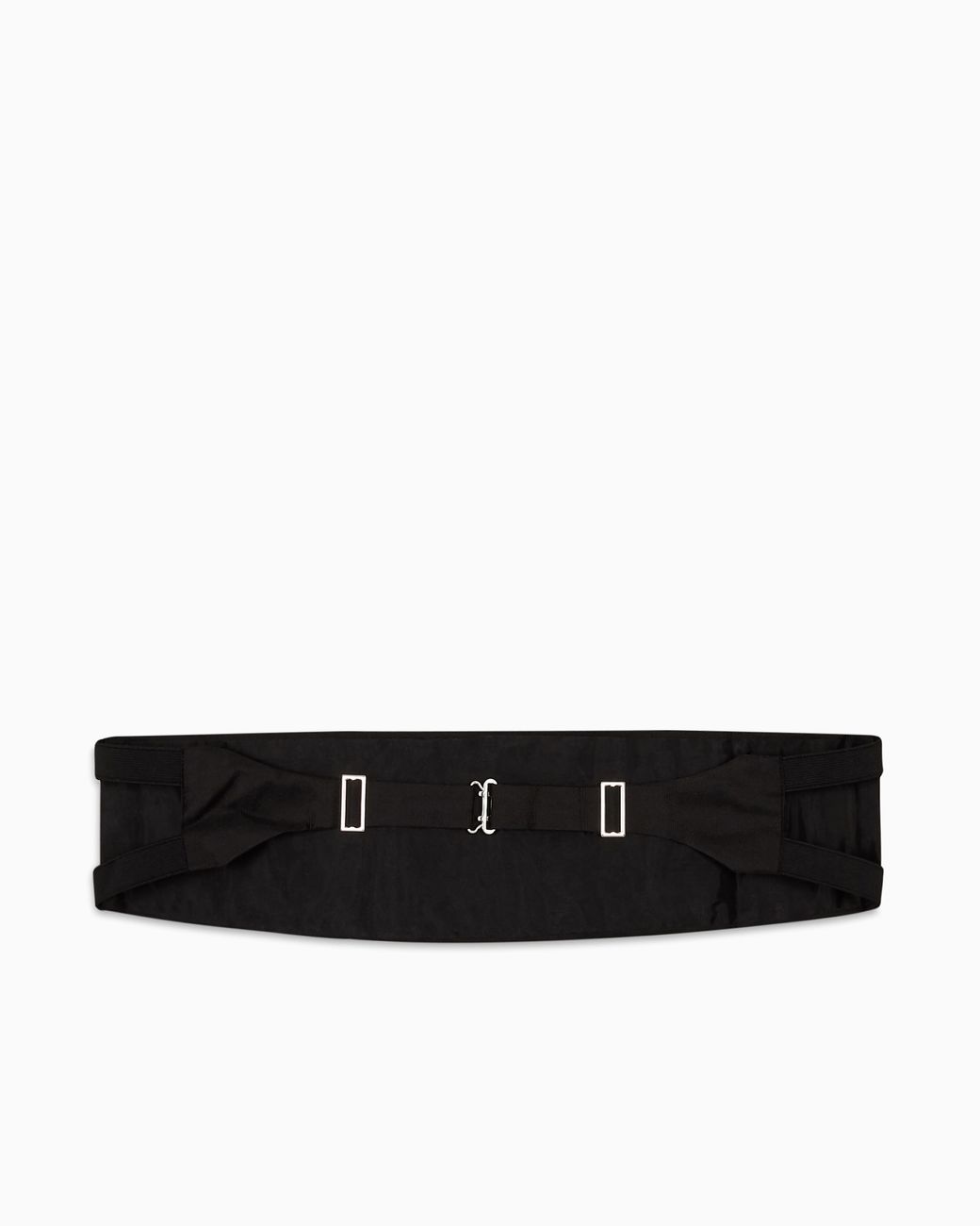 Giorgio Armani Black Silk-Satin Tuxedo Cummerbund for men