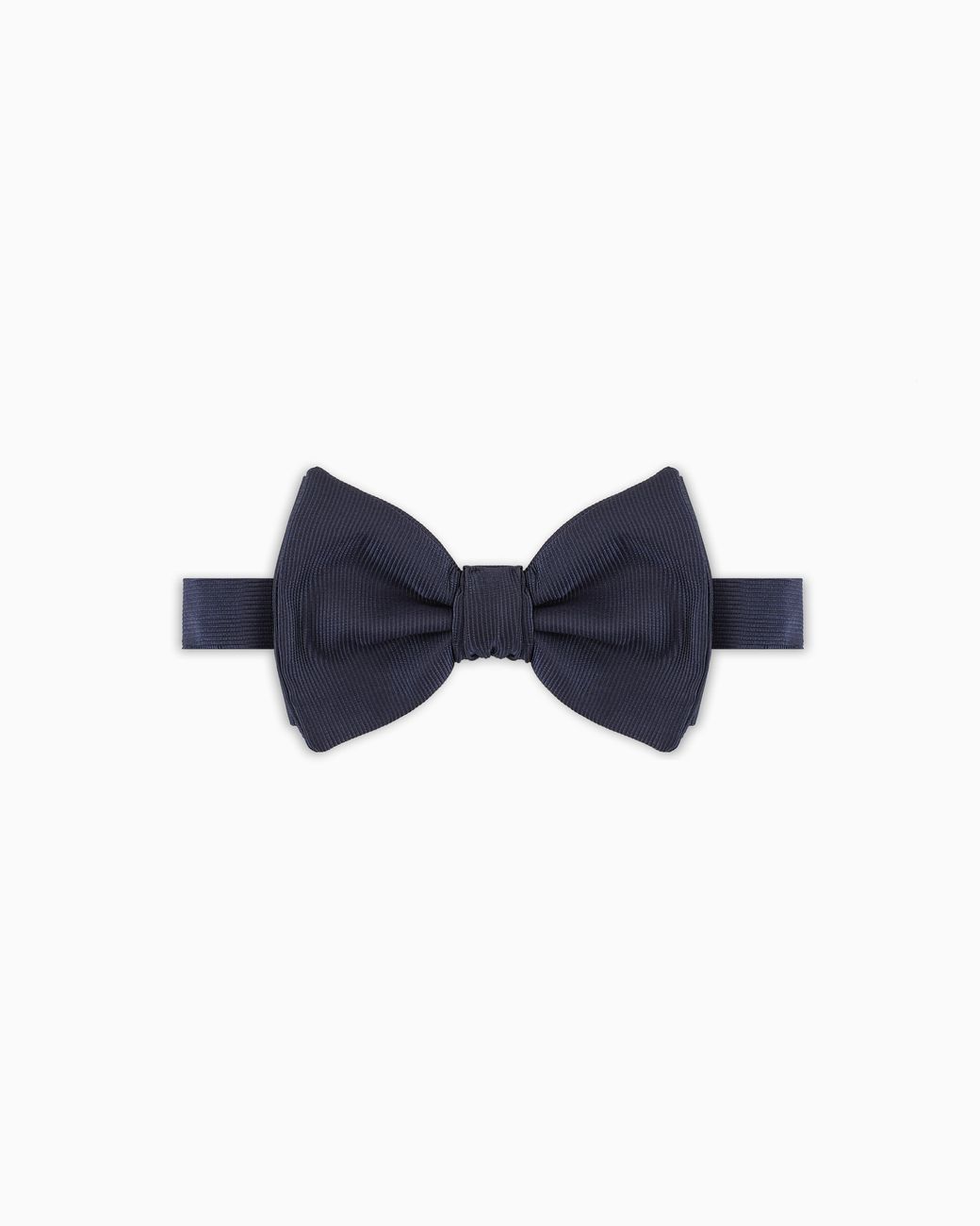Giorgio Armani Blue Pure Silk Knotted Bow Tie for men