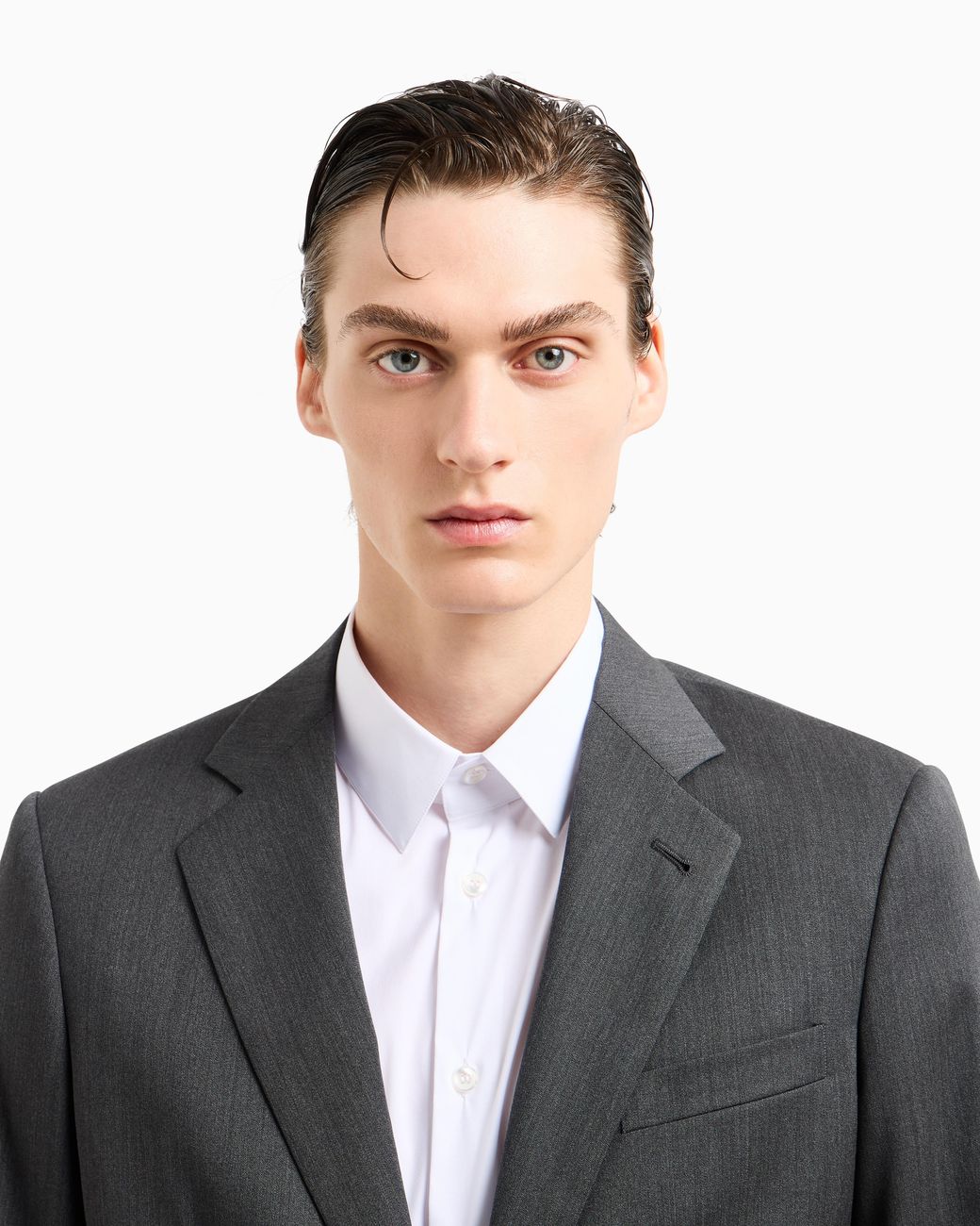 Giorgio Armani Black Single-Breasted Soho Line Suit for men