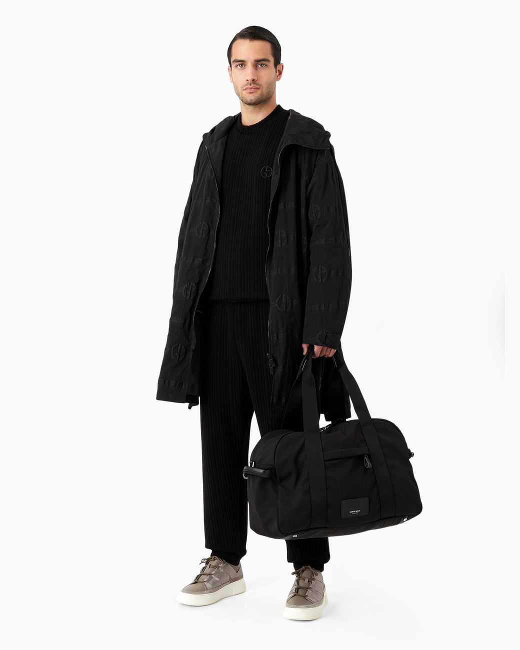 Borsone Piccolo di Giorgio Armani in Black da Uomo