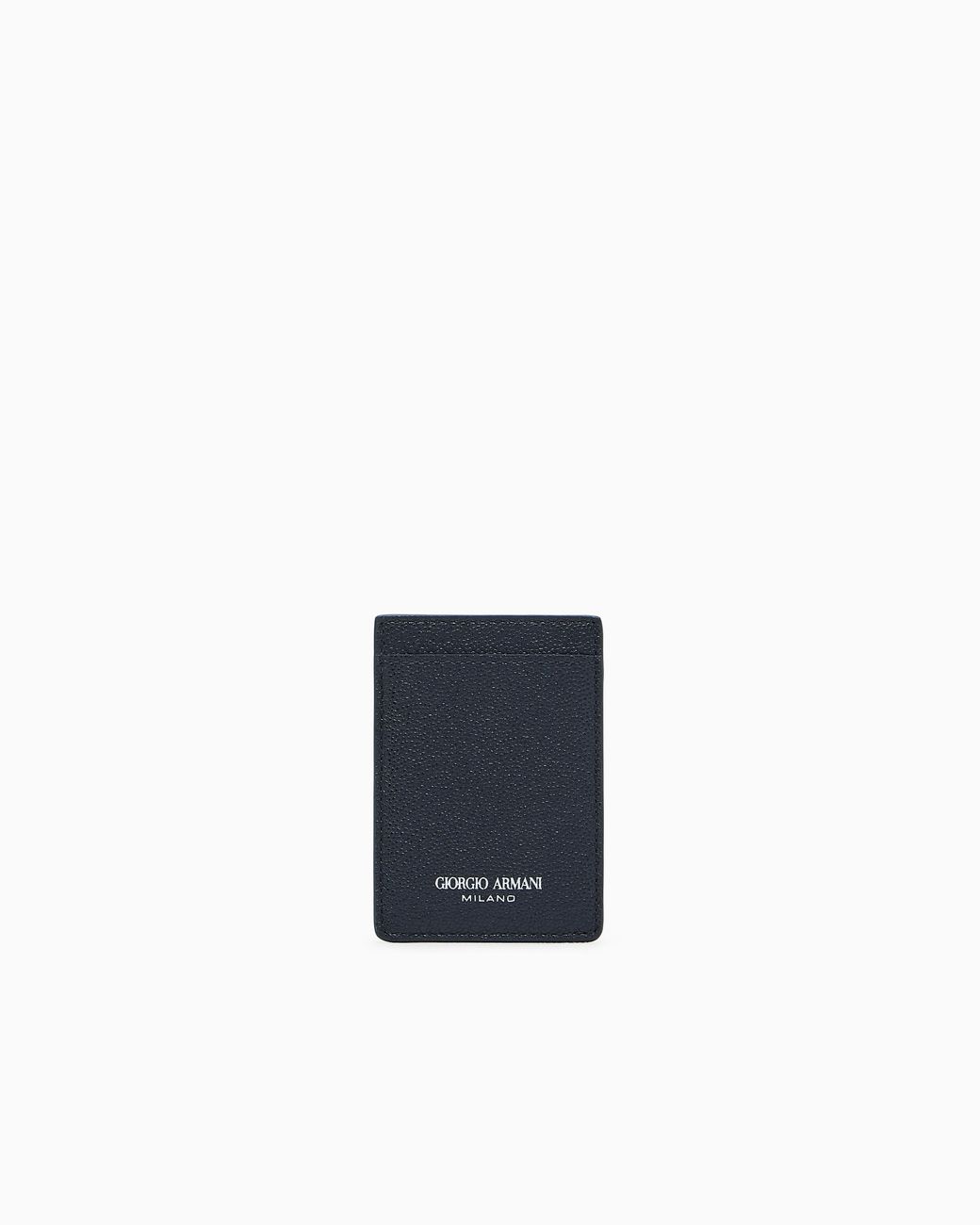 Giorgio Armani Blue Magnetic Card Holder for men