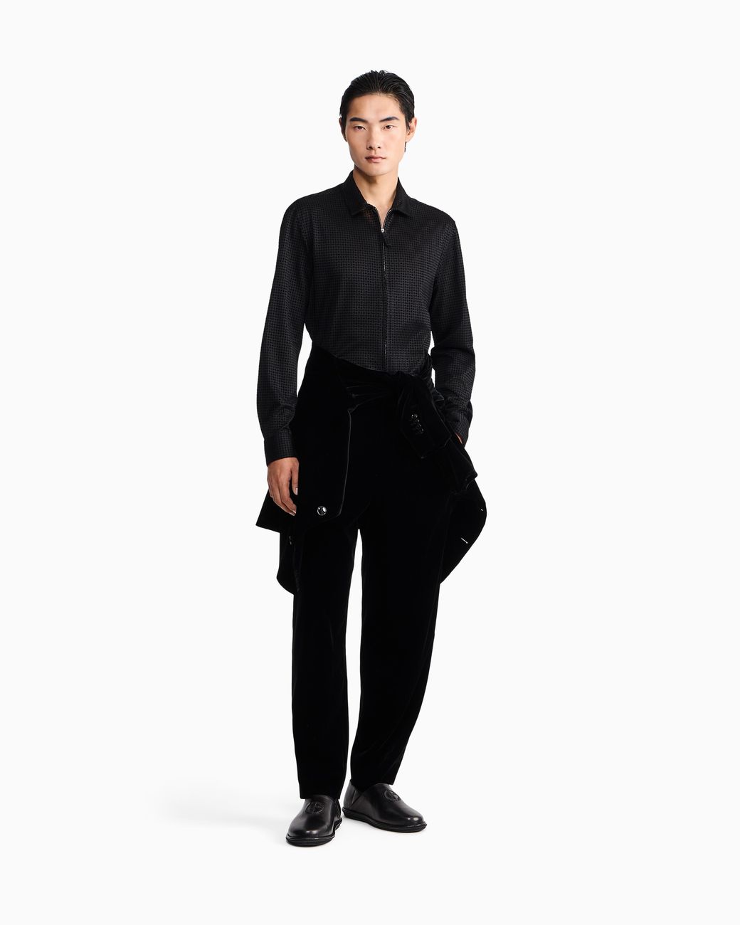 Giorgio Armani Blue Slim-Fit Shirt for men