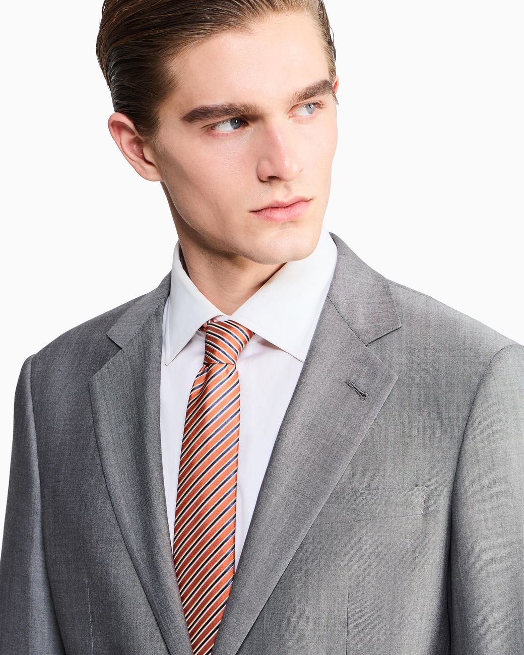 Giorgio Armani Blue Single-Breasted Soho Line Suit for men