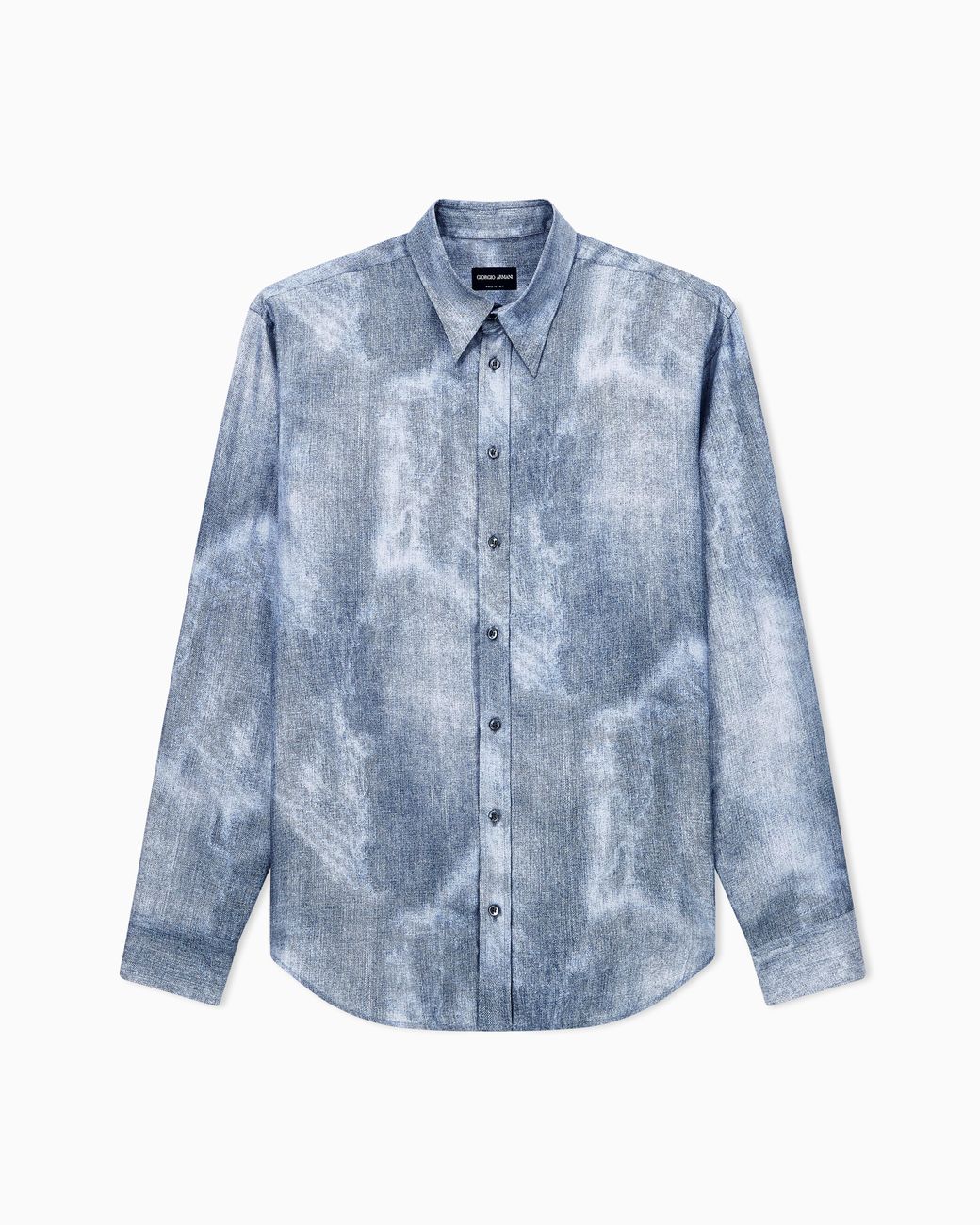 Giorgio Armani Blue Shirt Regular Fit for men