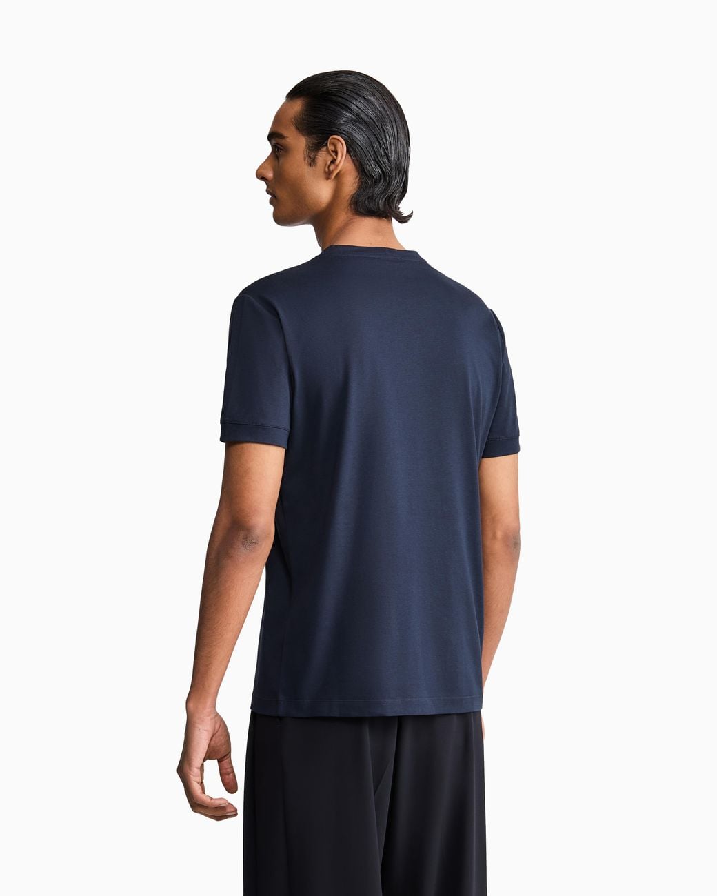 Giorgio Armani Blue Jersey T-Shirt for men