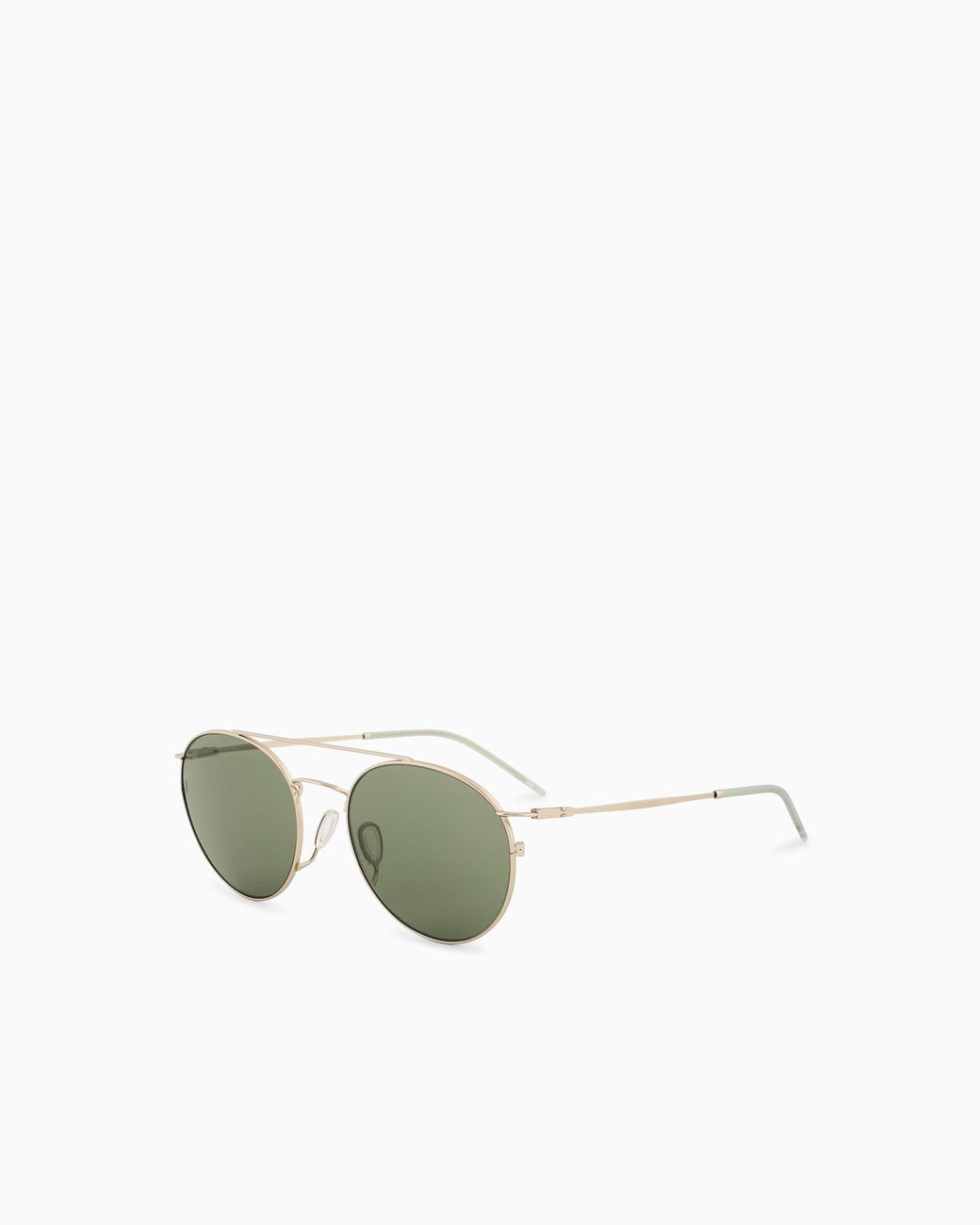 Giorgio Armani Green Round Sunglasses for men