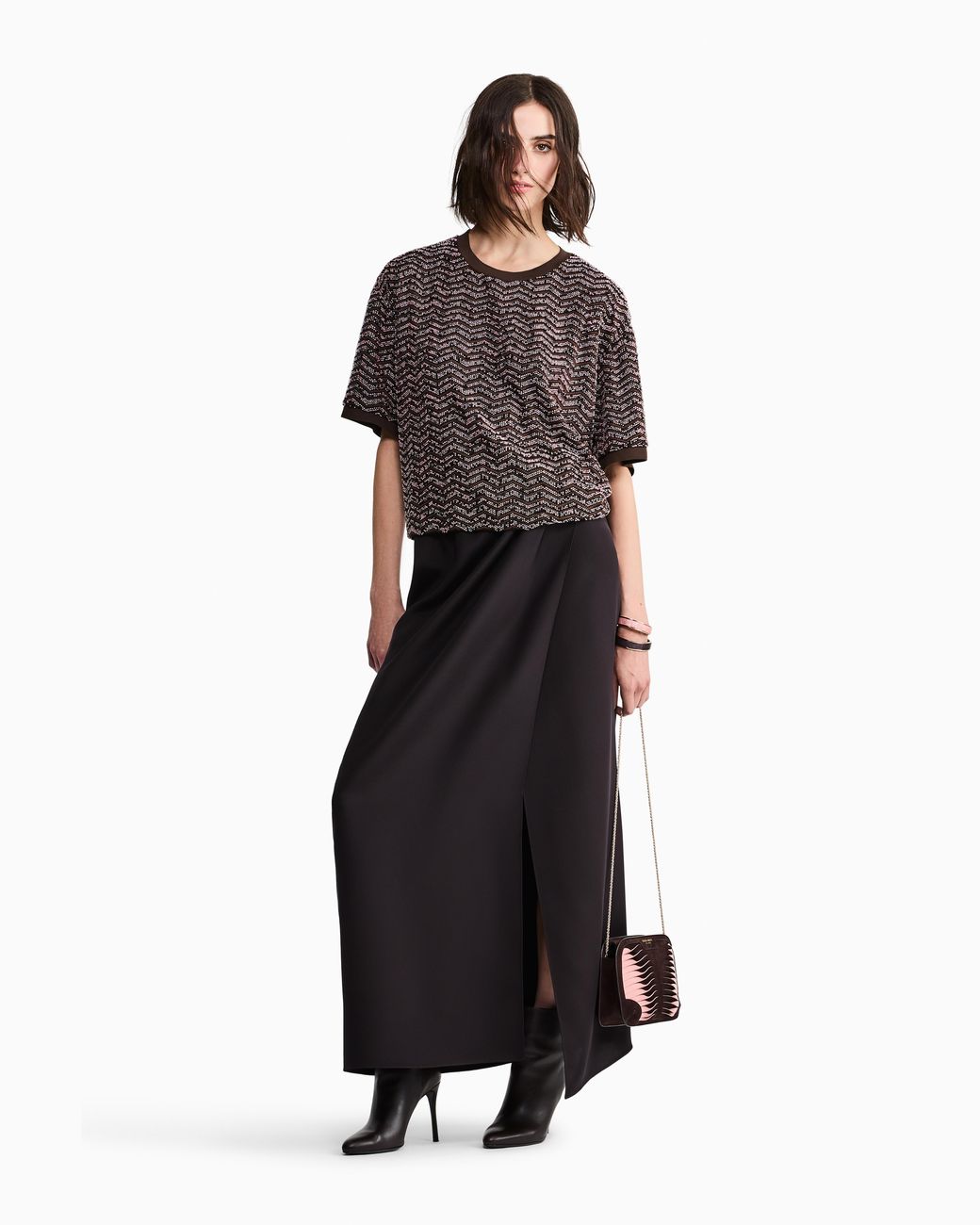 Giorgio Armani Black Long Skirts