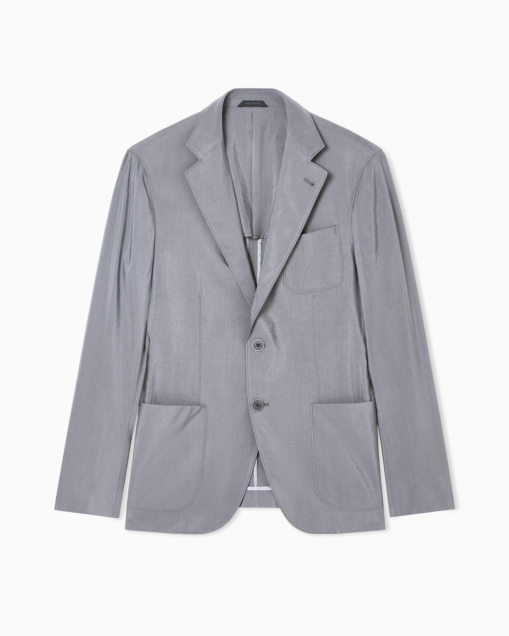 Giorgio Armani Gray Upton Single-Breasted Blazer for men