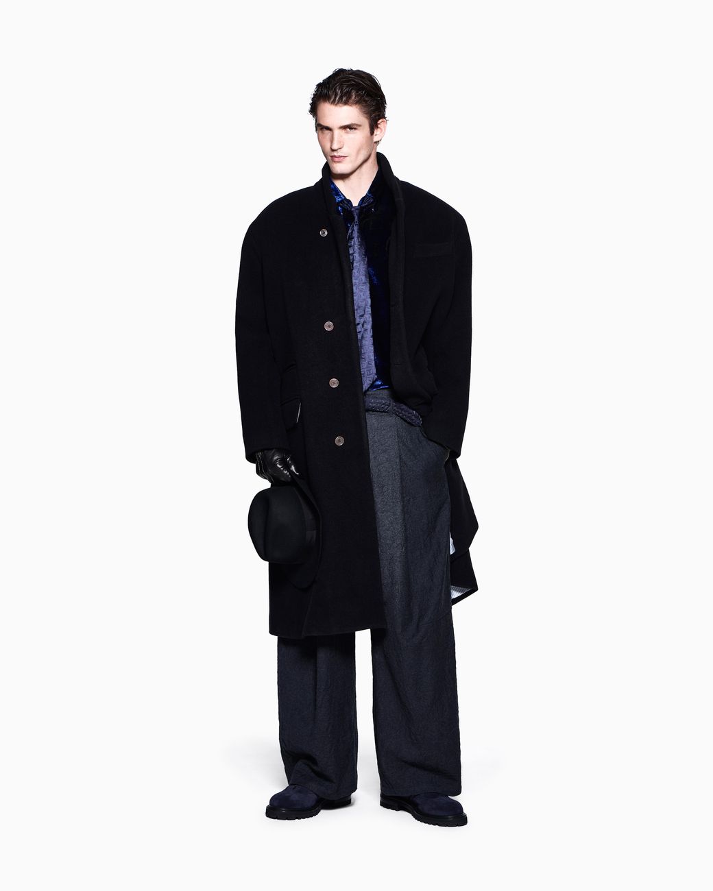 Giorgio Armani Blue Boots for men