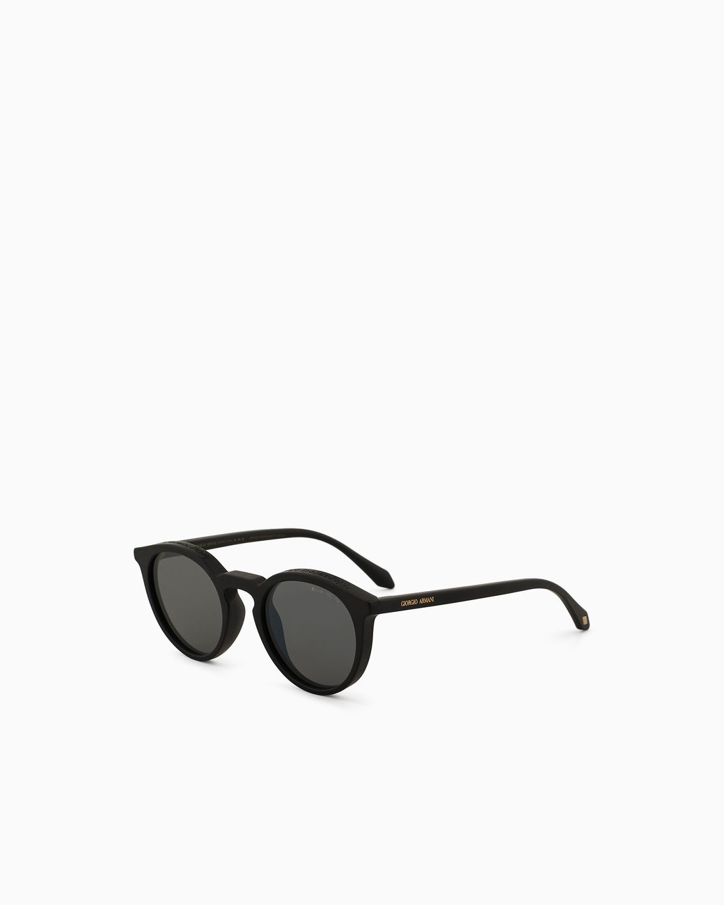 Giorgio Armani Black Panto Sunglasses for men