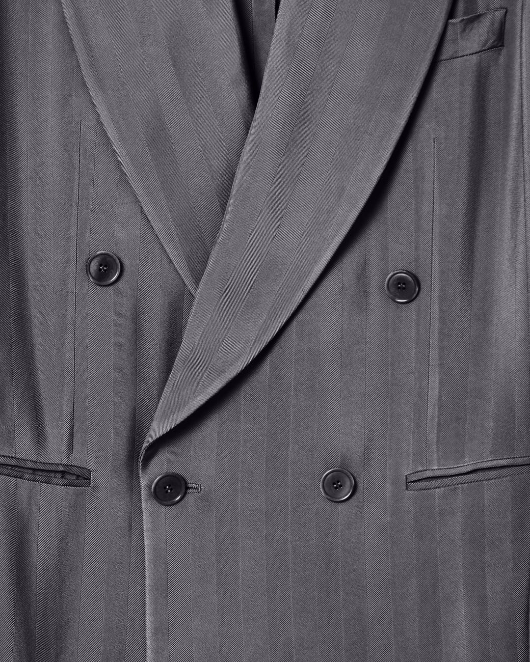 Giorgio Armani Gray Double-Breasted Viscose Suit for men