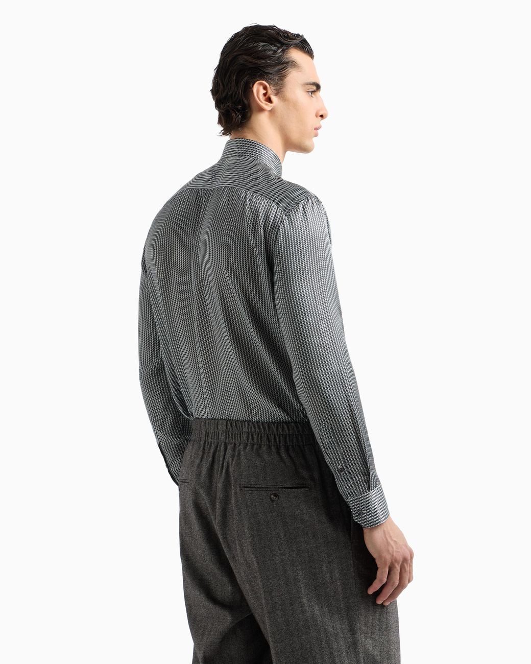 Giorgio Armani Gray Shirt for men