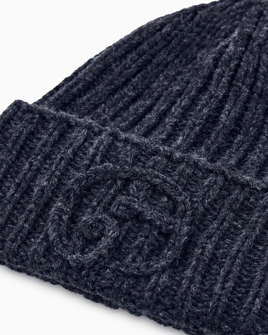Giorgio Armani Blue Beanie Hat for men