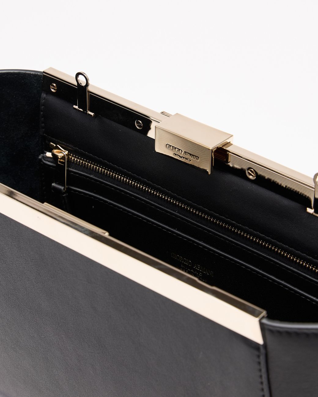 Giorgio Armani Gray Clutch