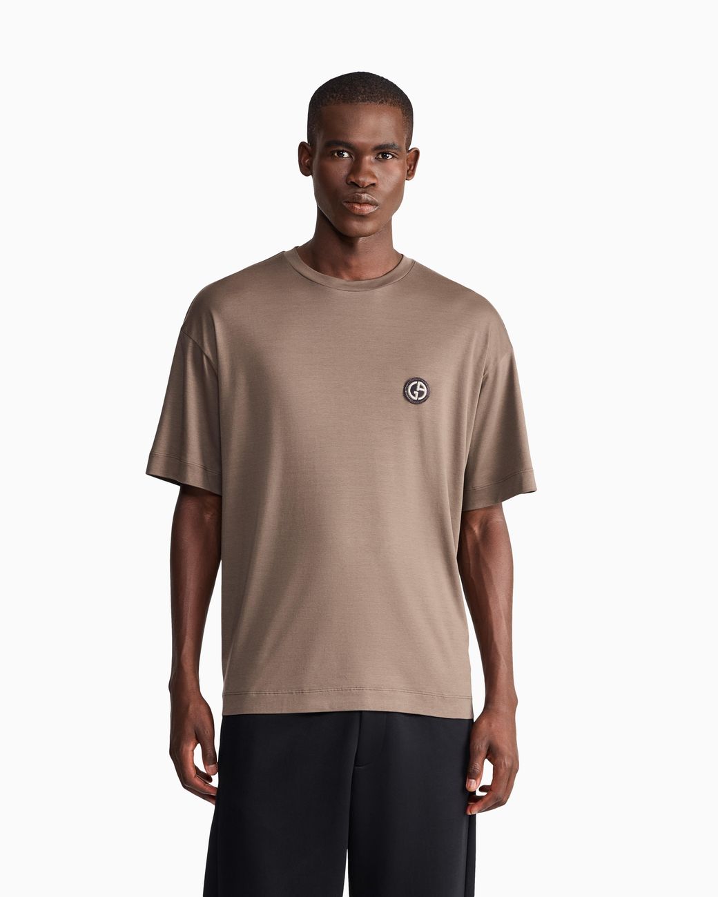 Giorgio Armani Gray T-Shirt Regular Fit for men