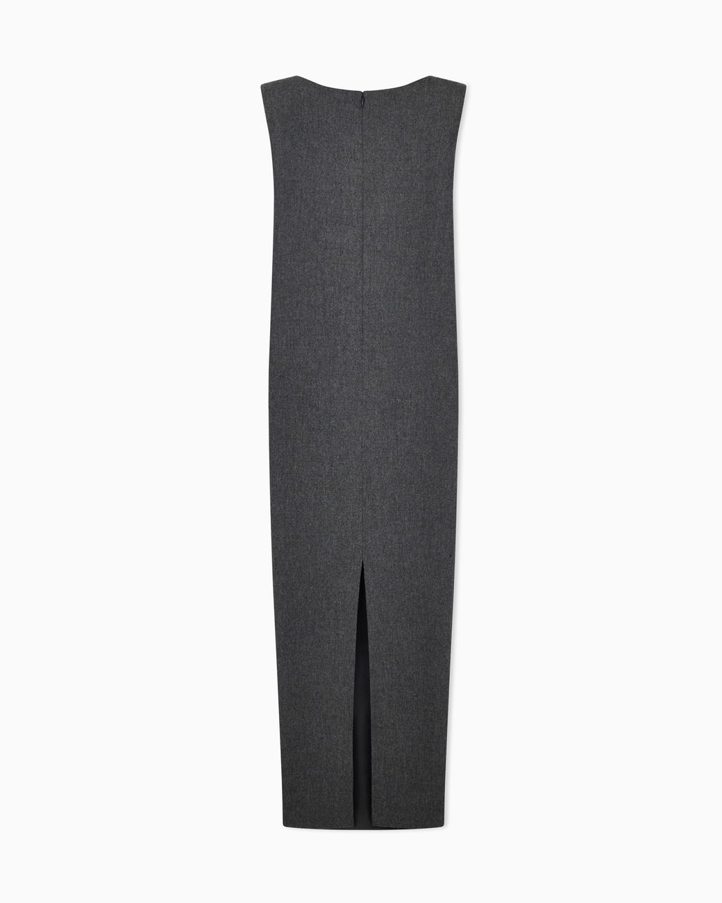 Giorgio Armani Gray Sleeveless Long Dress