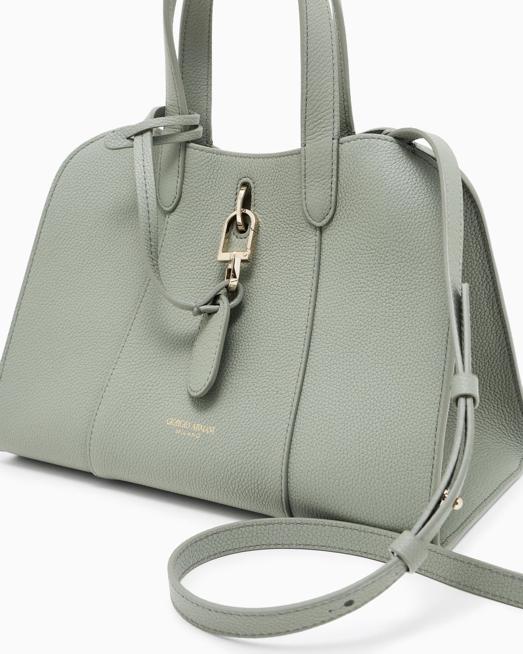 Giorgio Armani Gray Small Tote Bag