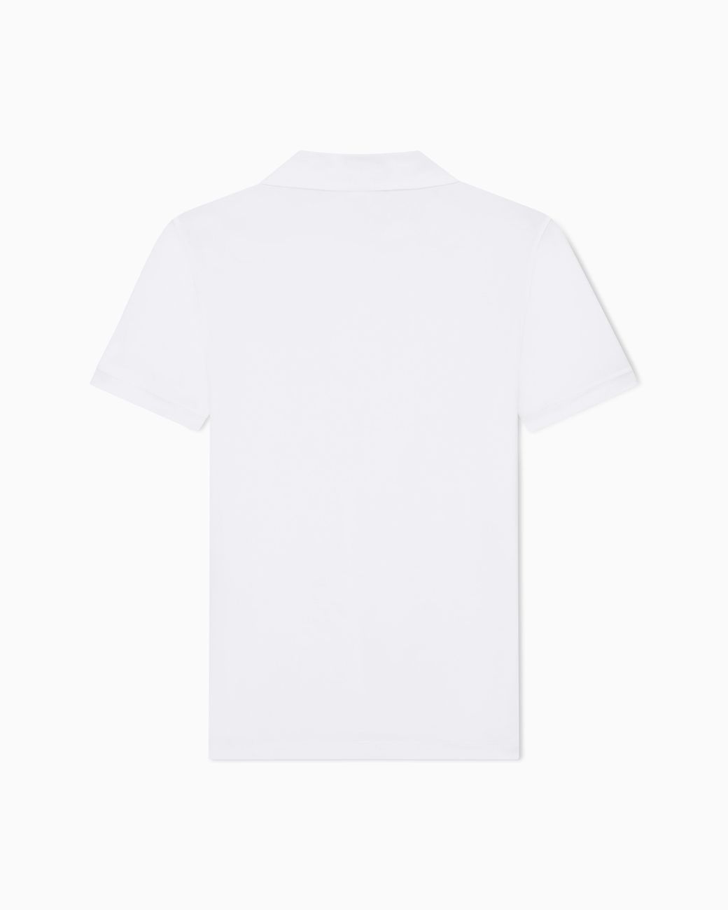 Giorgio Armani White Stretch Polo for men
